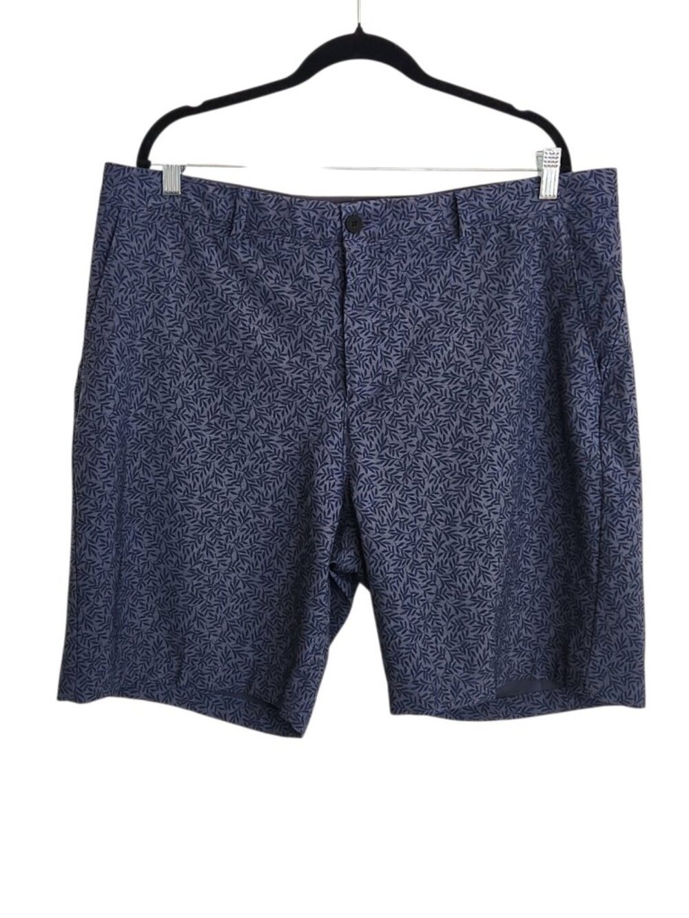 VRST Blue Leaf Print Performance Golf Shorts Size 40